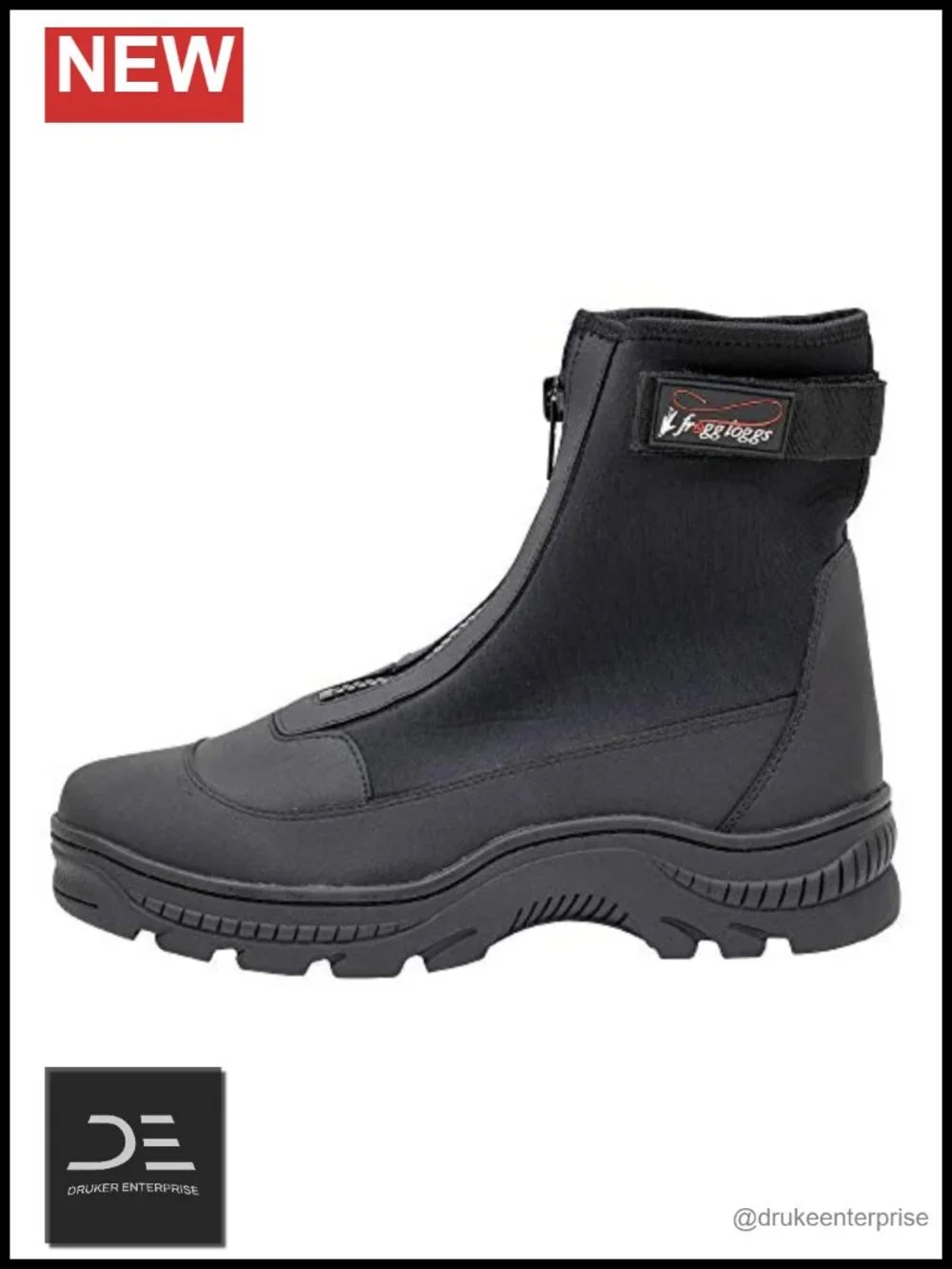 Men's Neoprene Waterproof Wading Boot with Cleated Rubber Outsole for Fishing